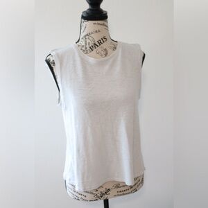 NWT Hello Nite Asa Shell Tank Light Gray Sz Small Sea Salt